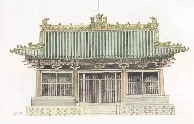 设计丨中国古建之美:门、门墩、门环、门钉、斗拱、飞檐、屋顶、马头墙